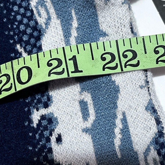 Umbro Striped Sweater Men Sz L Navy and White - Picture 5 of 12